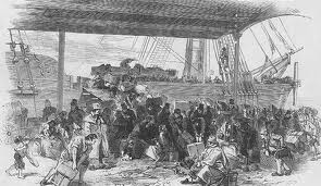 Embarkation of Emigrant Ship in Liverpool