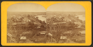 Sioux City, Iowa in 1873 as the Campbells first saw it
