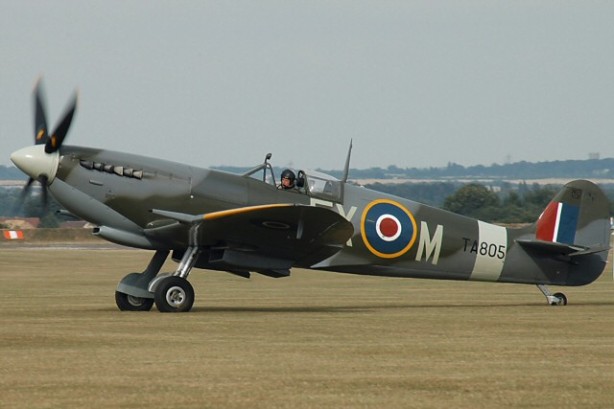 Spitfire in colours of 234 Squadron